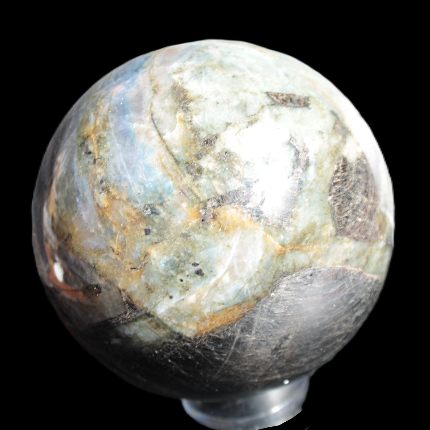 Labradorite sphere 112mm 2060g