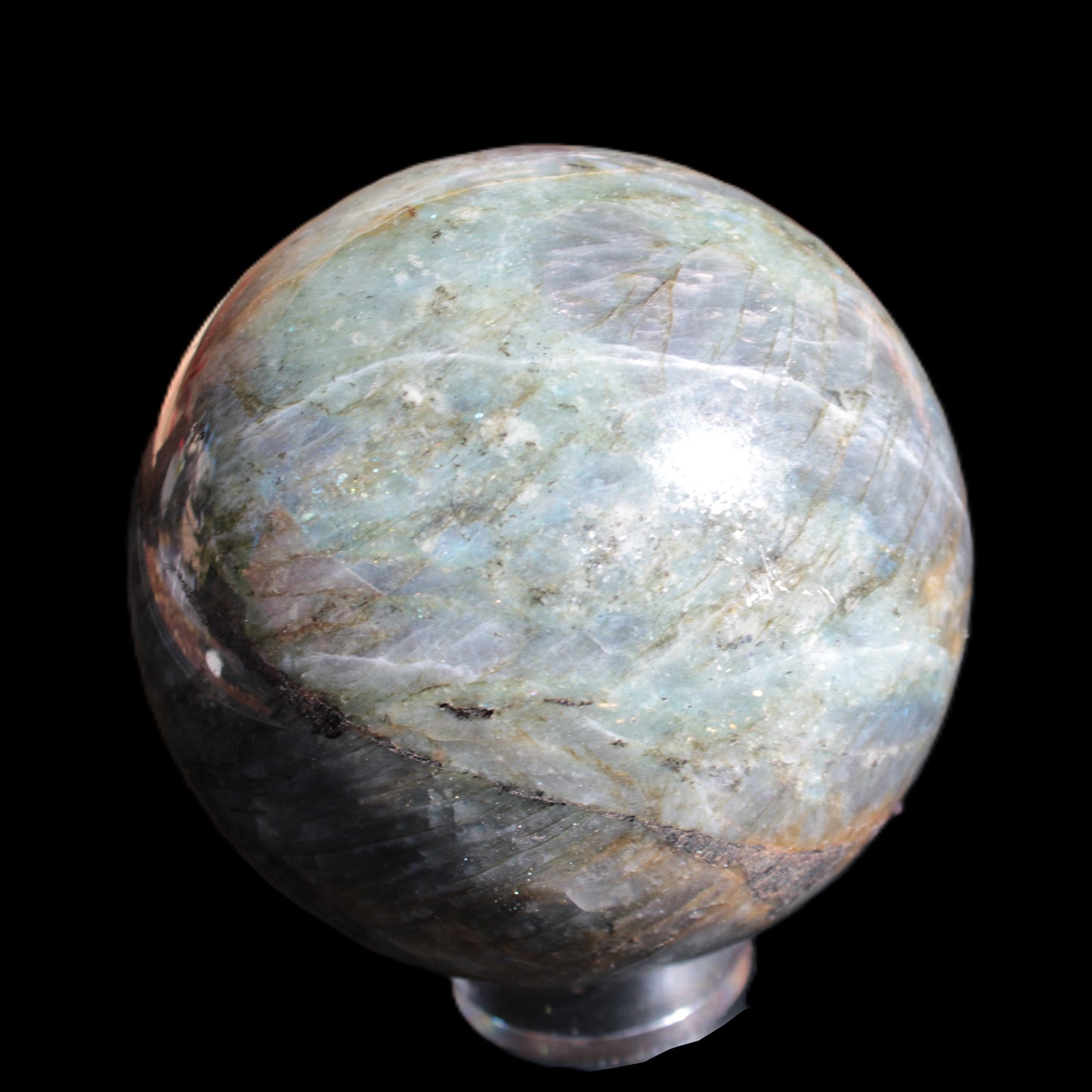 Labradorite sphere 112mm 2060g