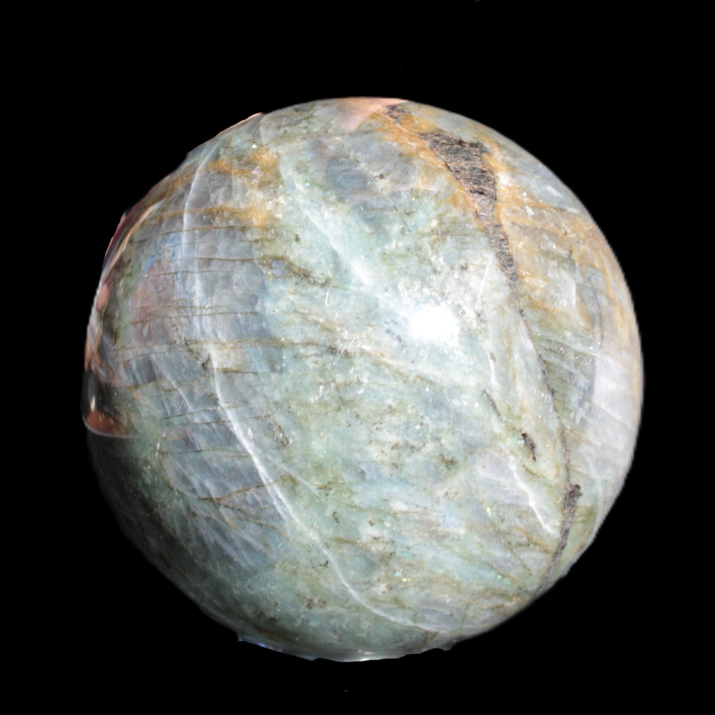 Labradorite sphere 112mm 2060g