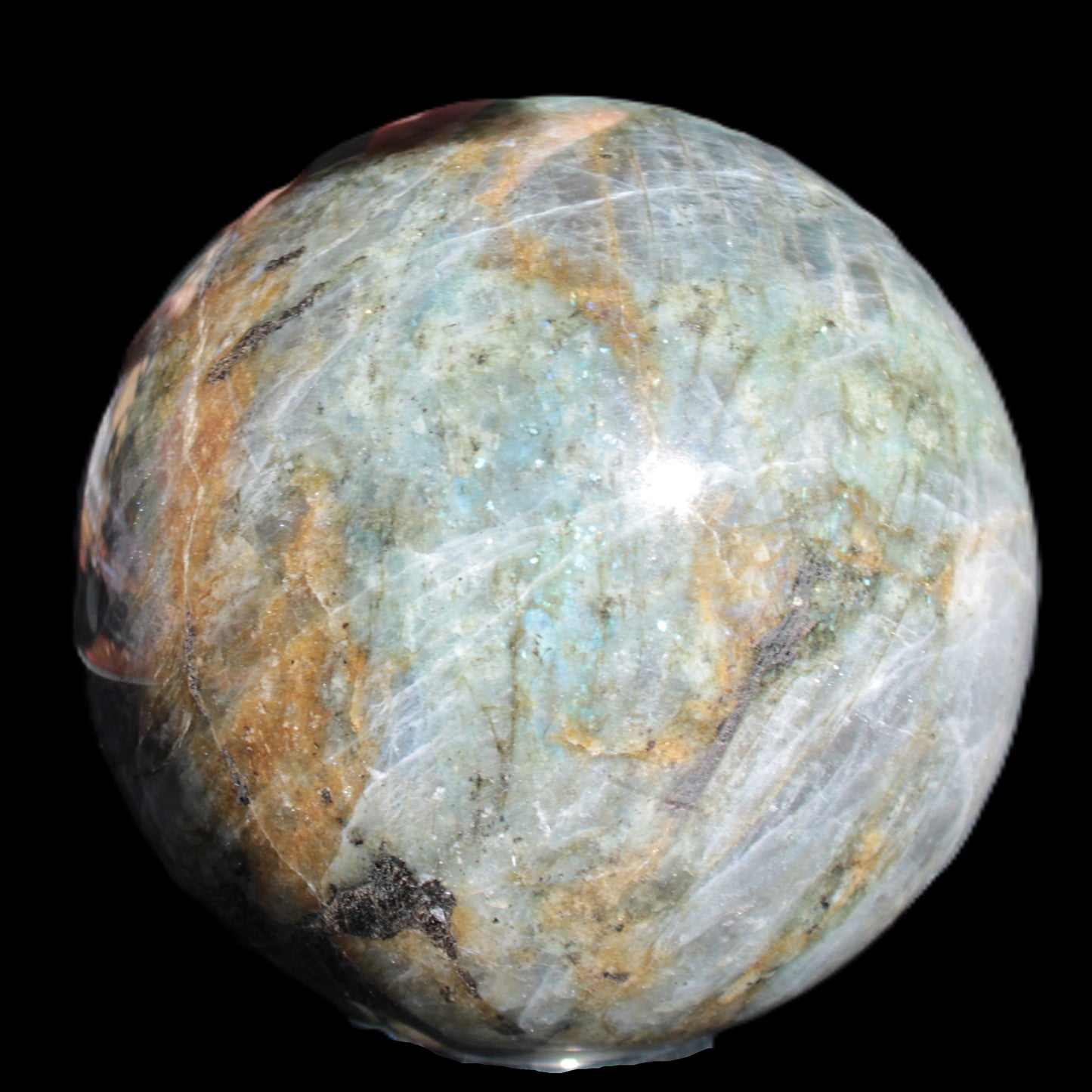 Labradorite sphere 112mm 2060g