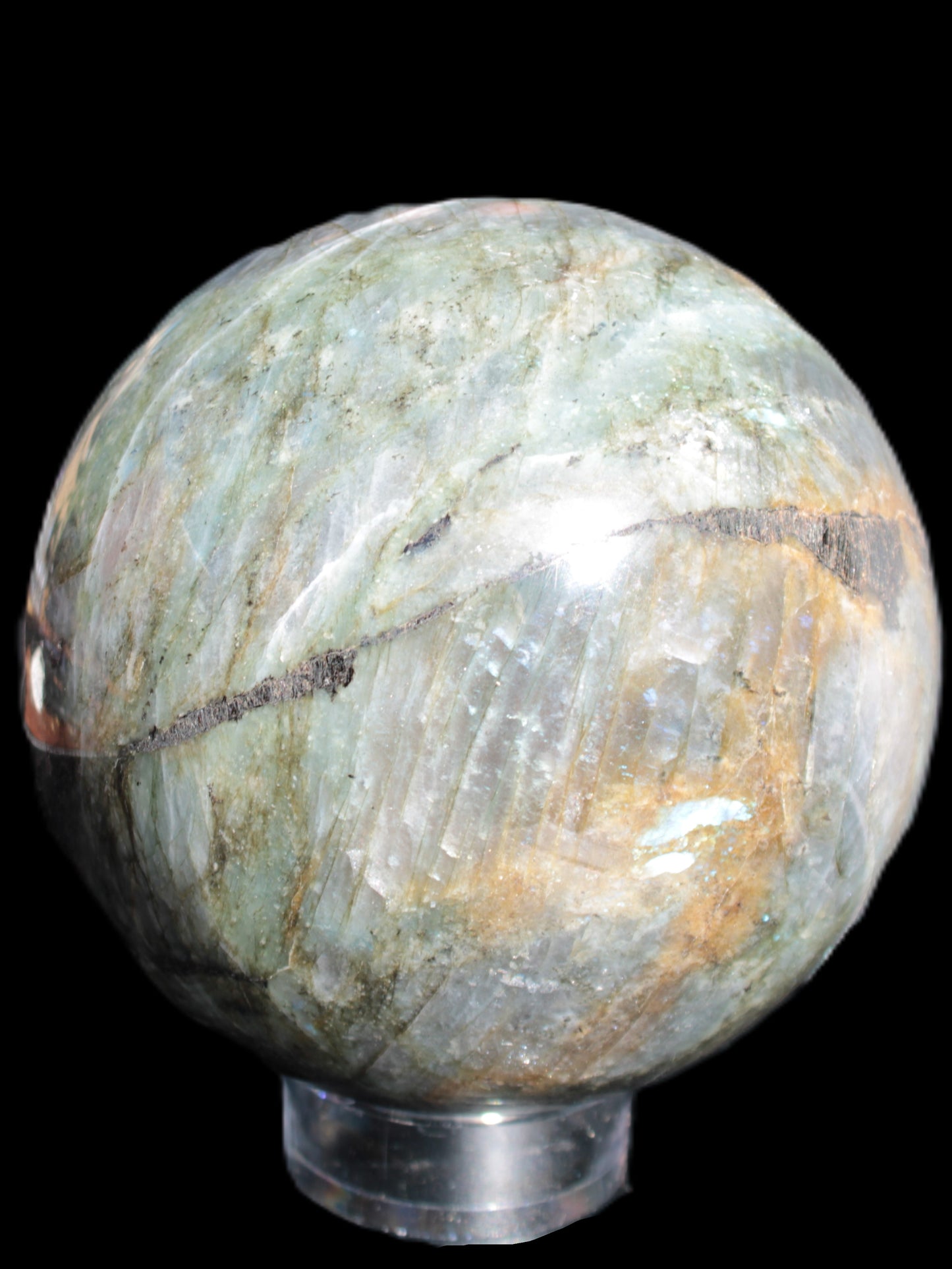 Labradorite sphere 112mm 2060g