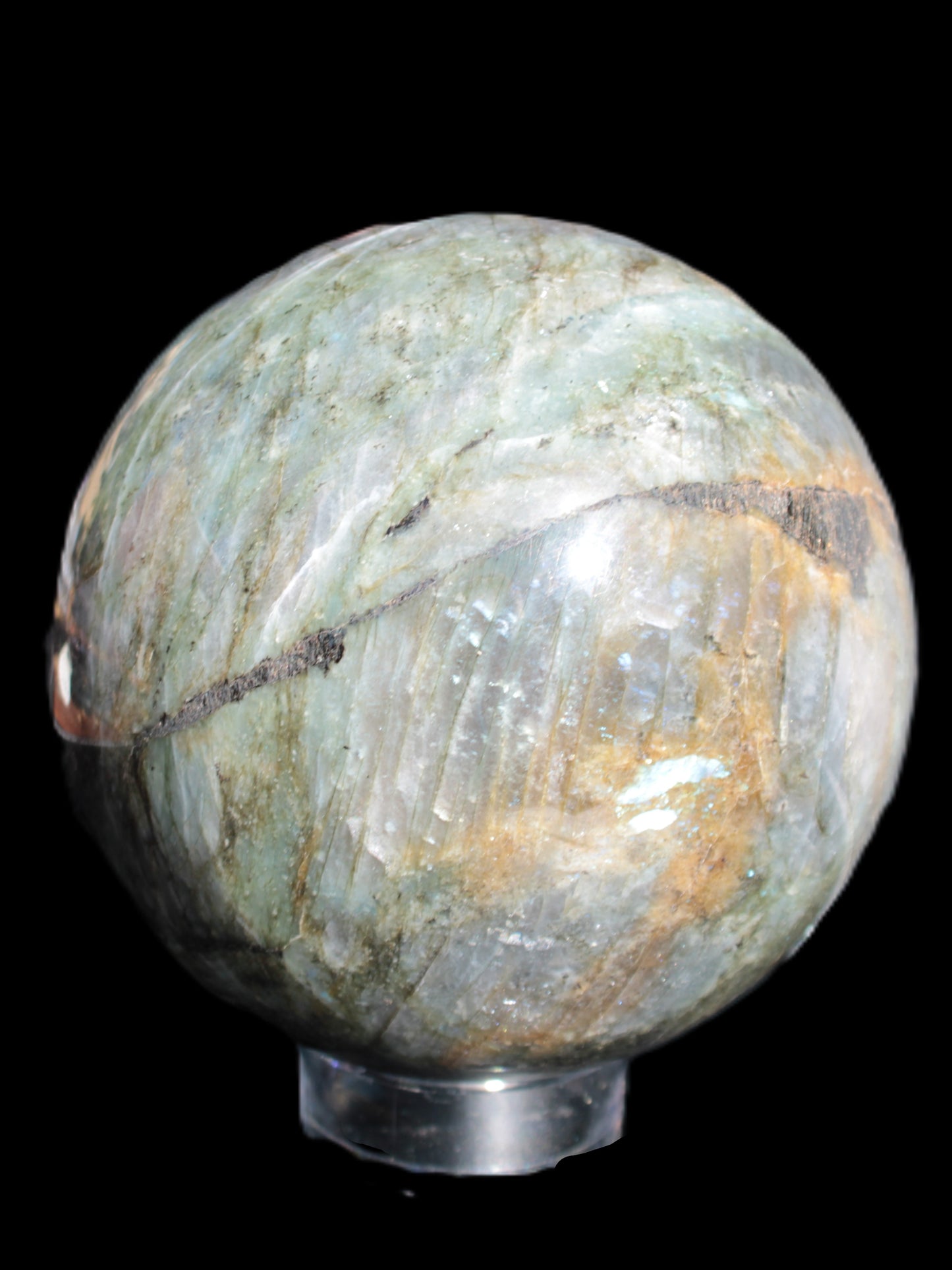 Labradorite sphere 112mm 2060g