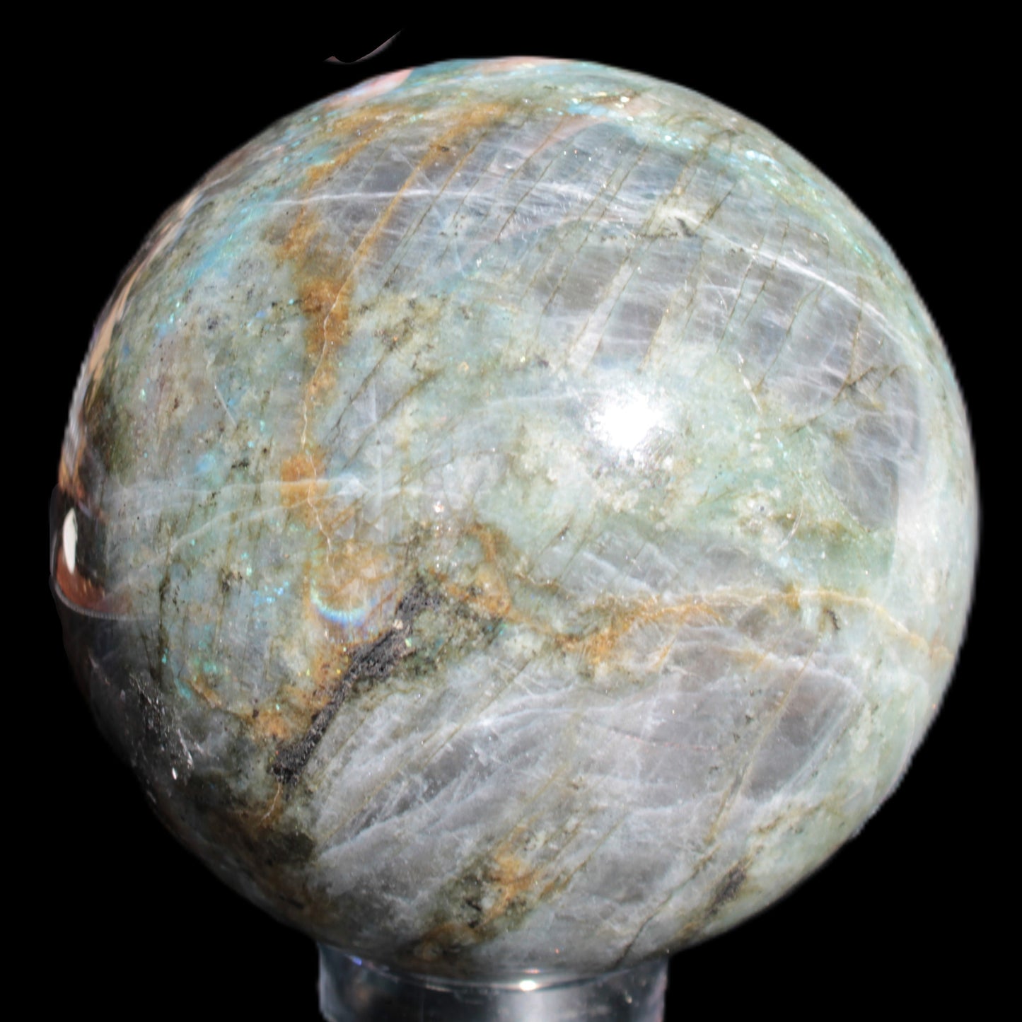 Labradorite sphere 112mm 2060g