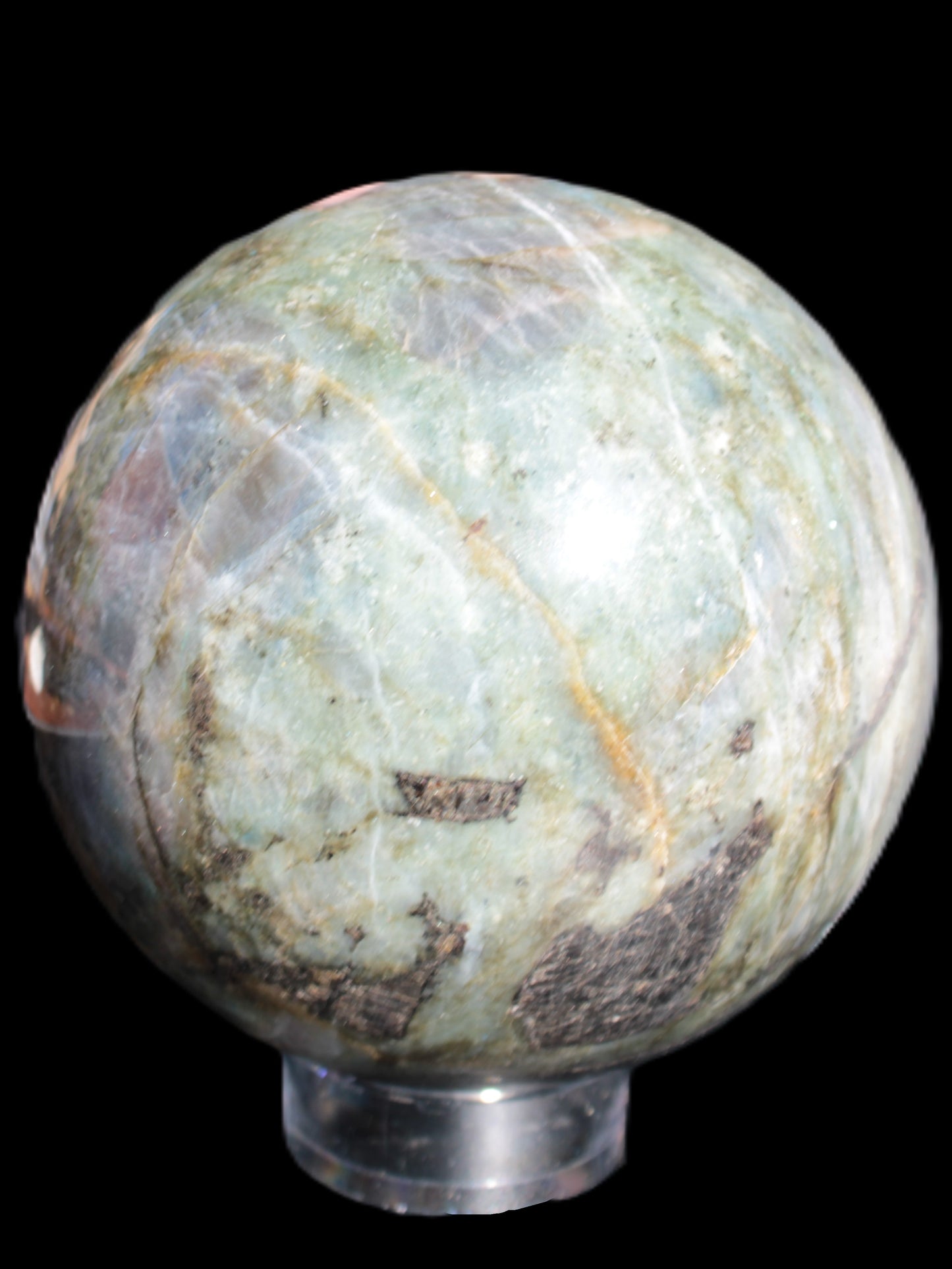 Labradorite sphere 112mm 2060g