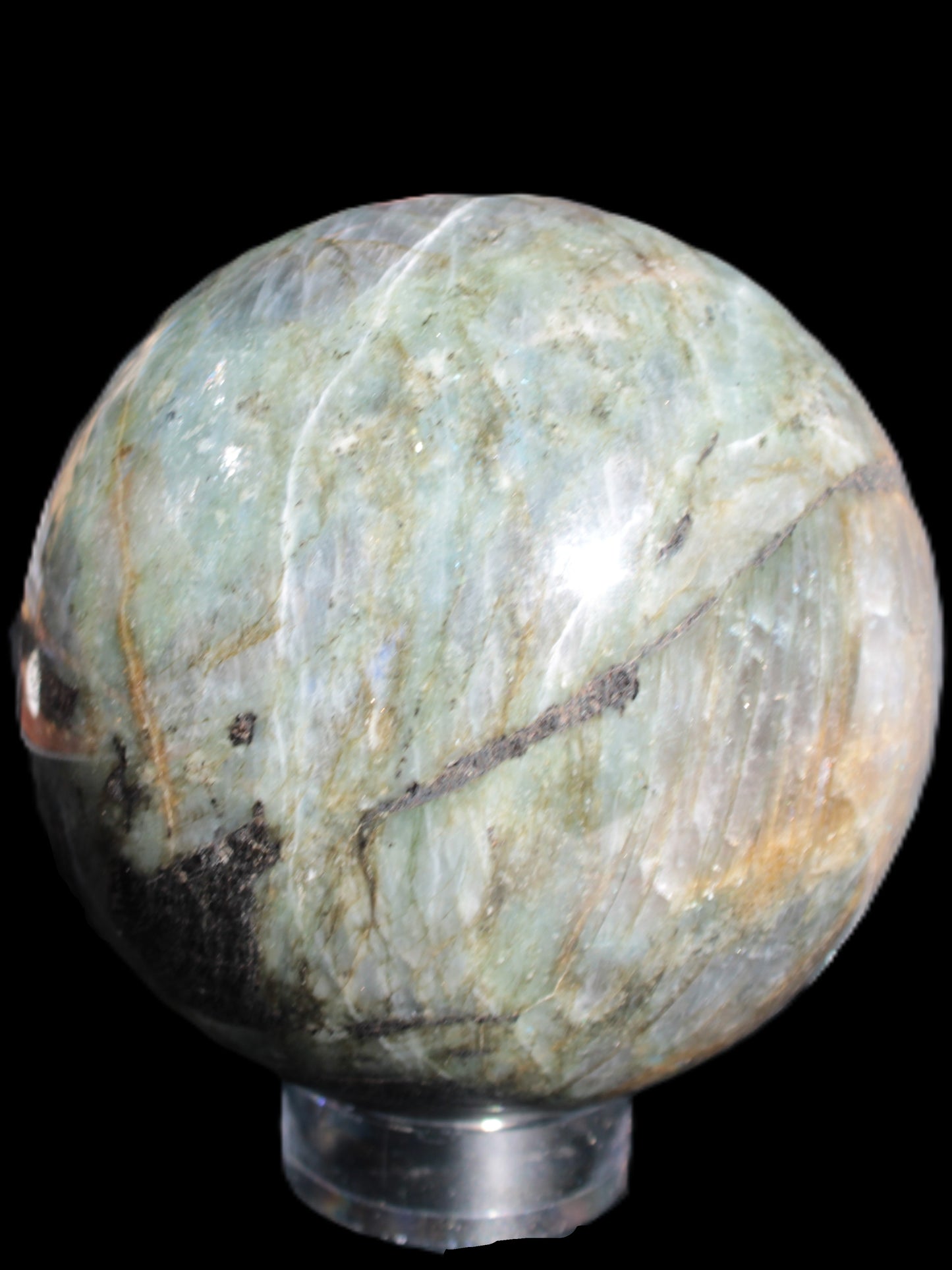 Labradorite sphere 112mm 2060g