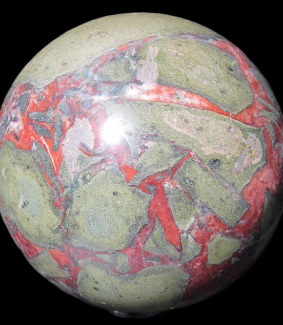 Dragons Blood Stone sphere 153mm 5720g