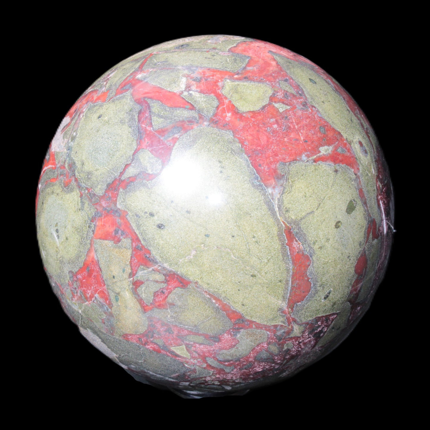 Dragons Blood Stone sphere 153mm 5720g