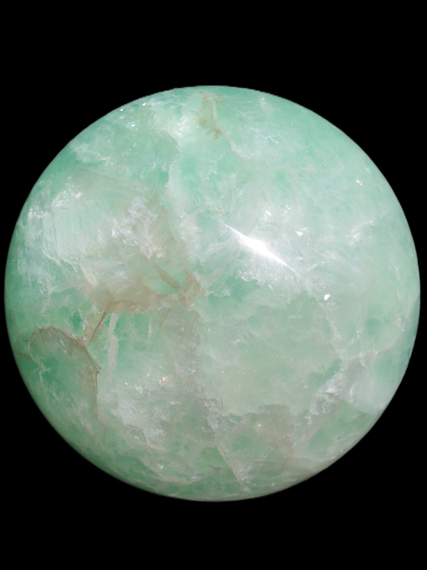 Green Fluorite sphere 141mm 4760g