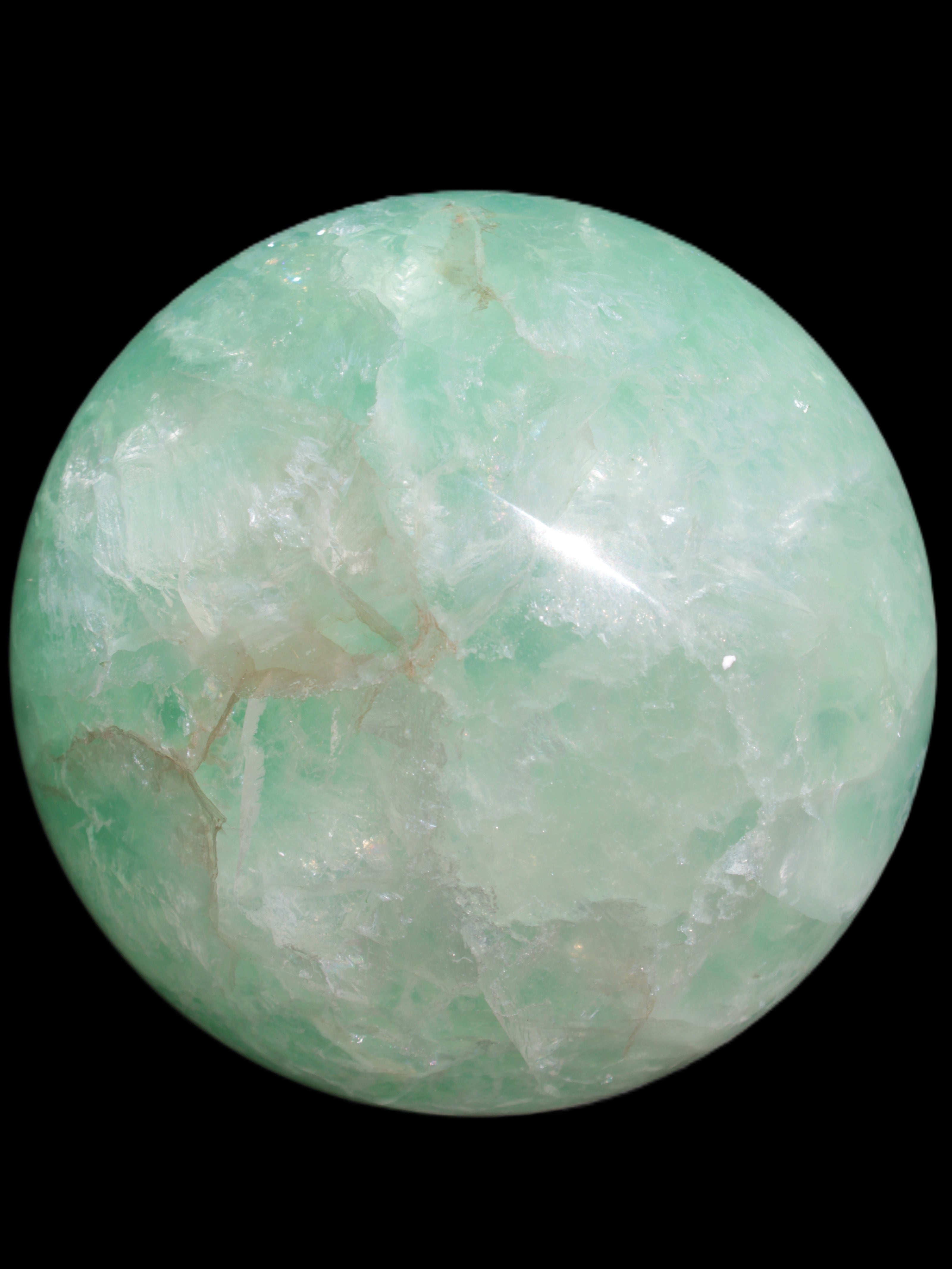 Green Fluorite sphere 141mm 4760g