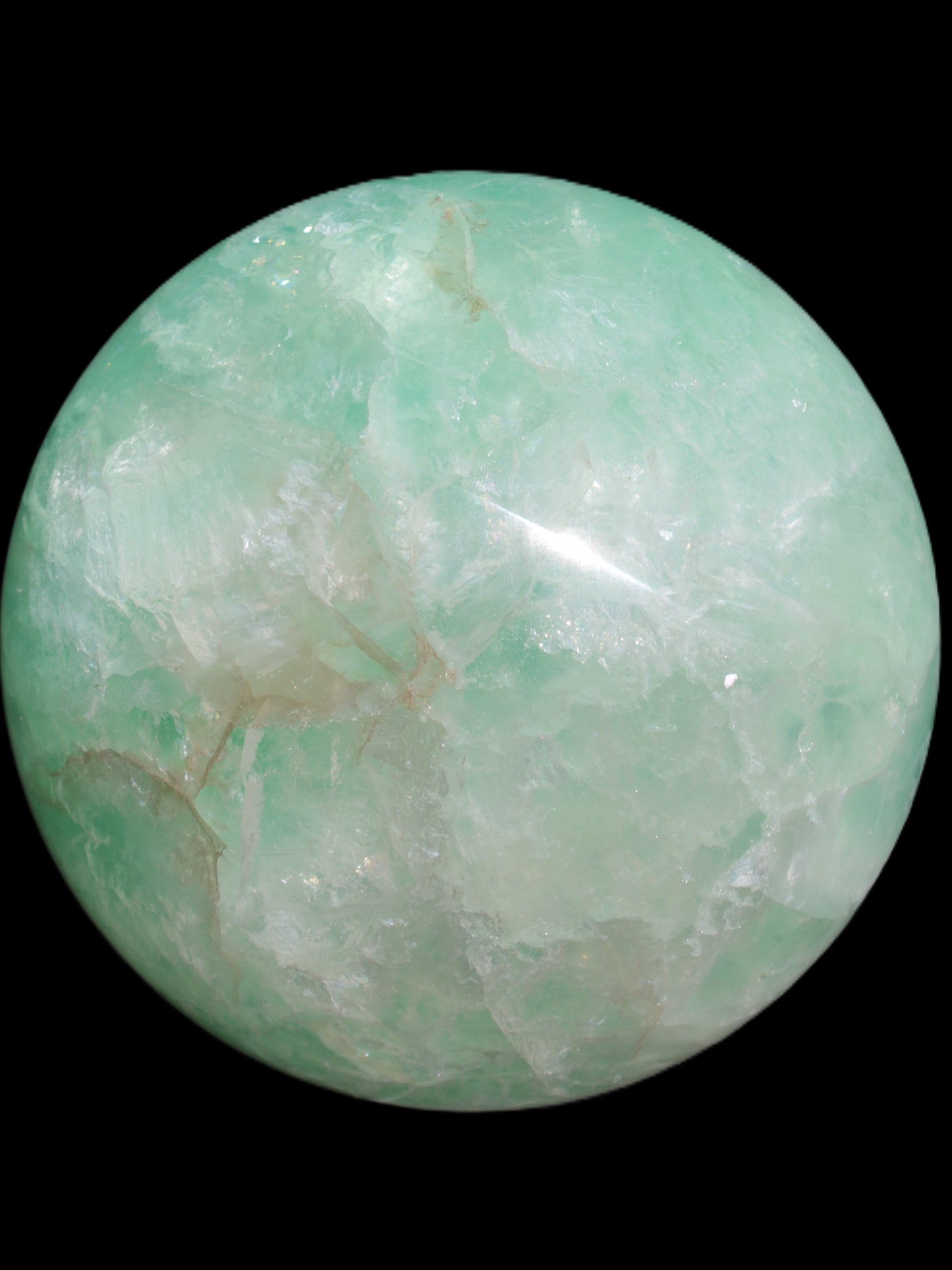 Green Fluorite sphere 141mm 4760g