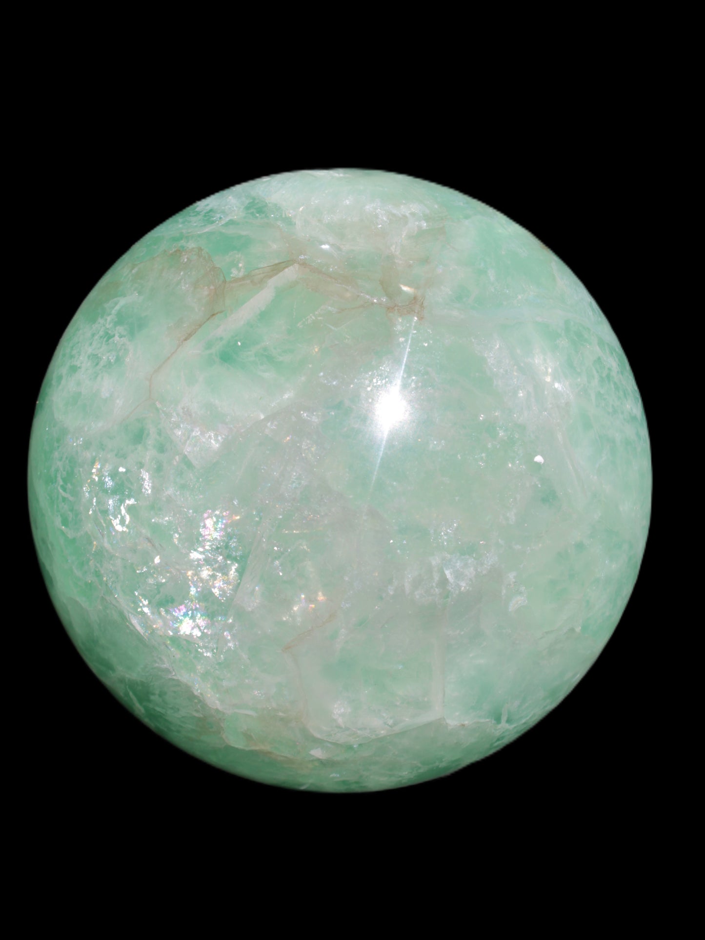 Green Fluorite sphere 141mm 4760g