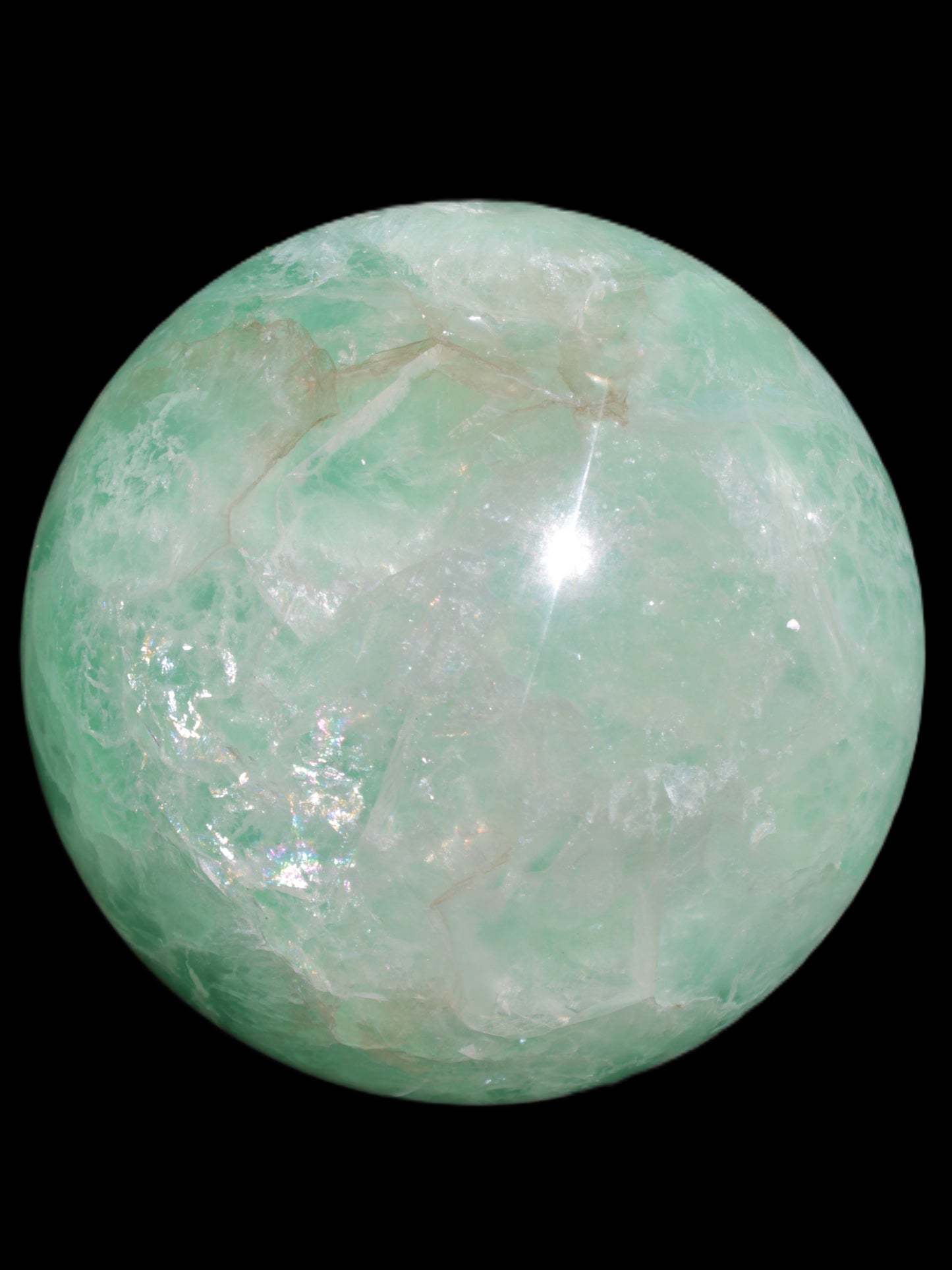 Green Fluorite sphere 141mm 4760g