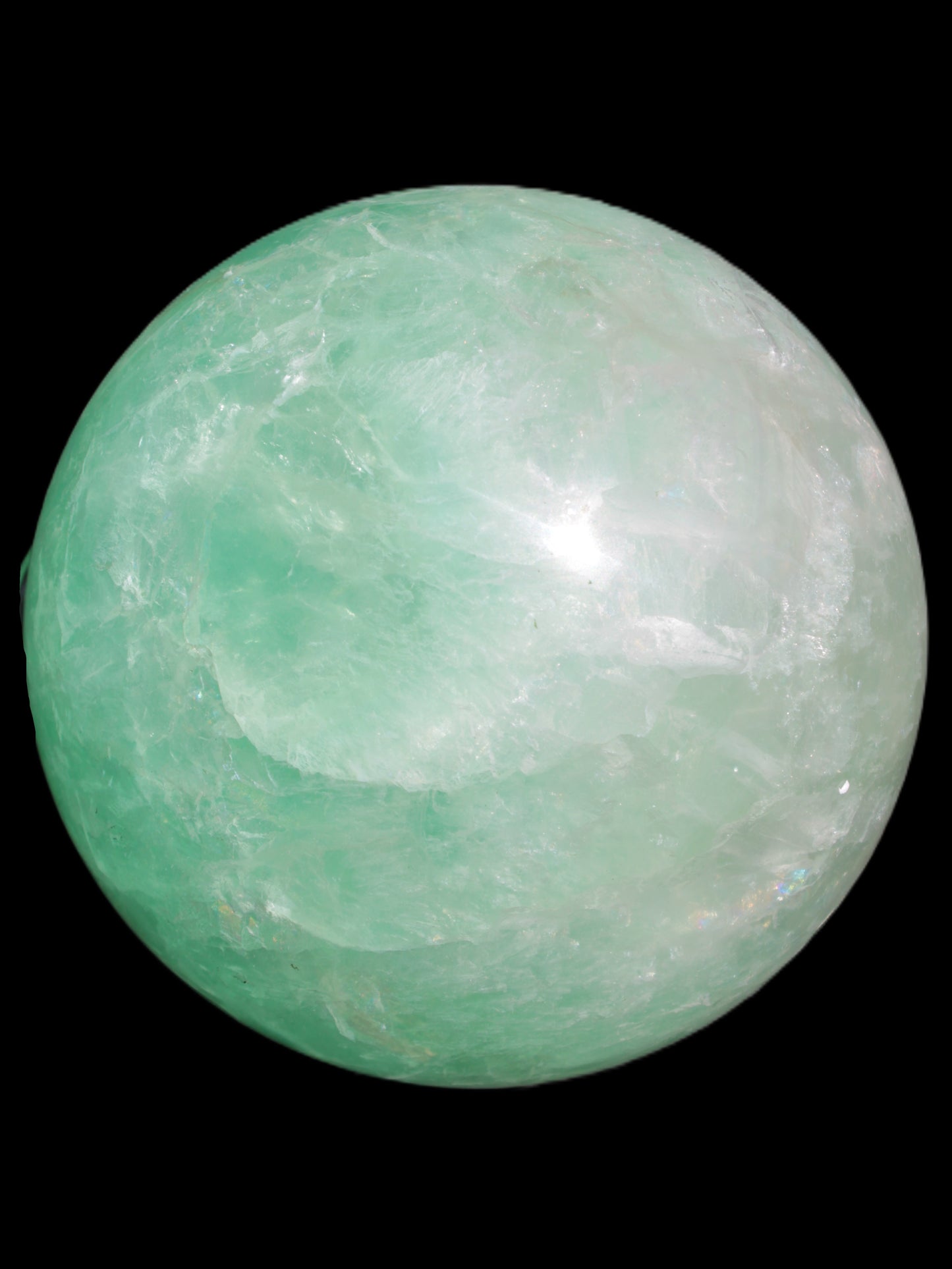 Green Fluorite sphere 141mm 4760g