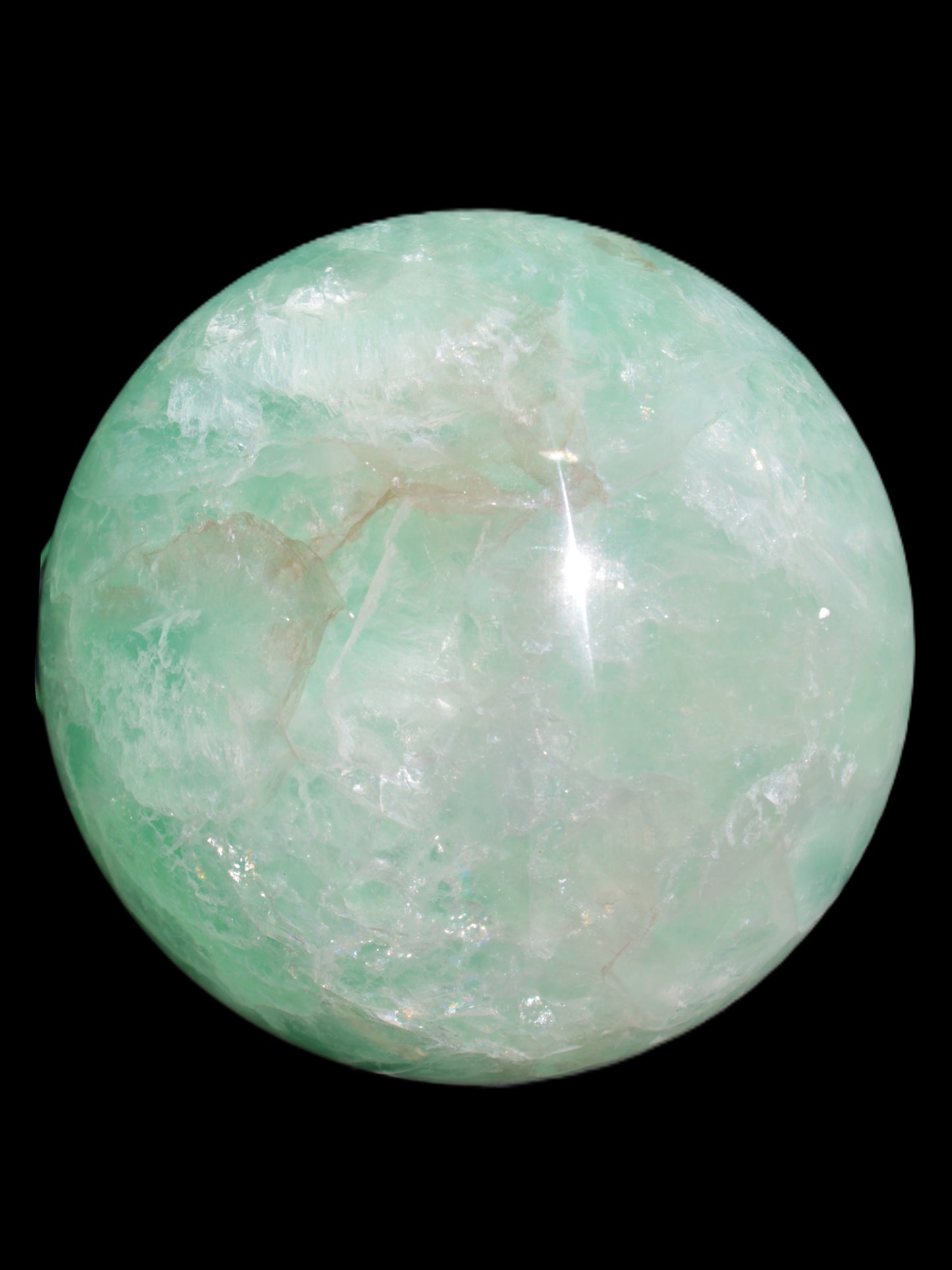 Green Fluorite sphere 141mm 4760g