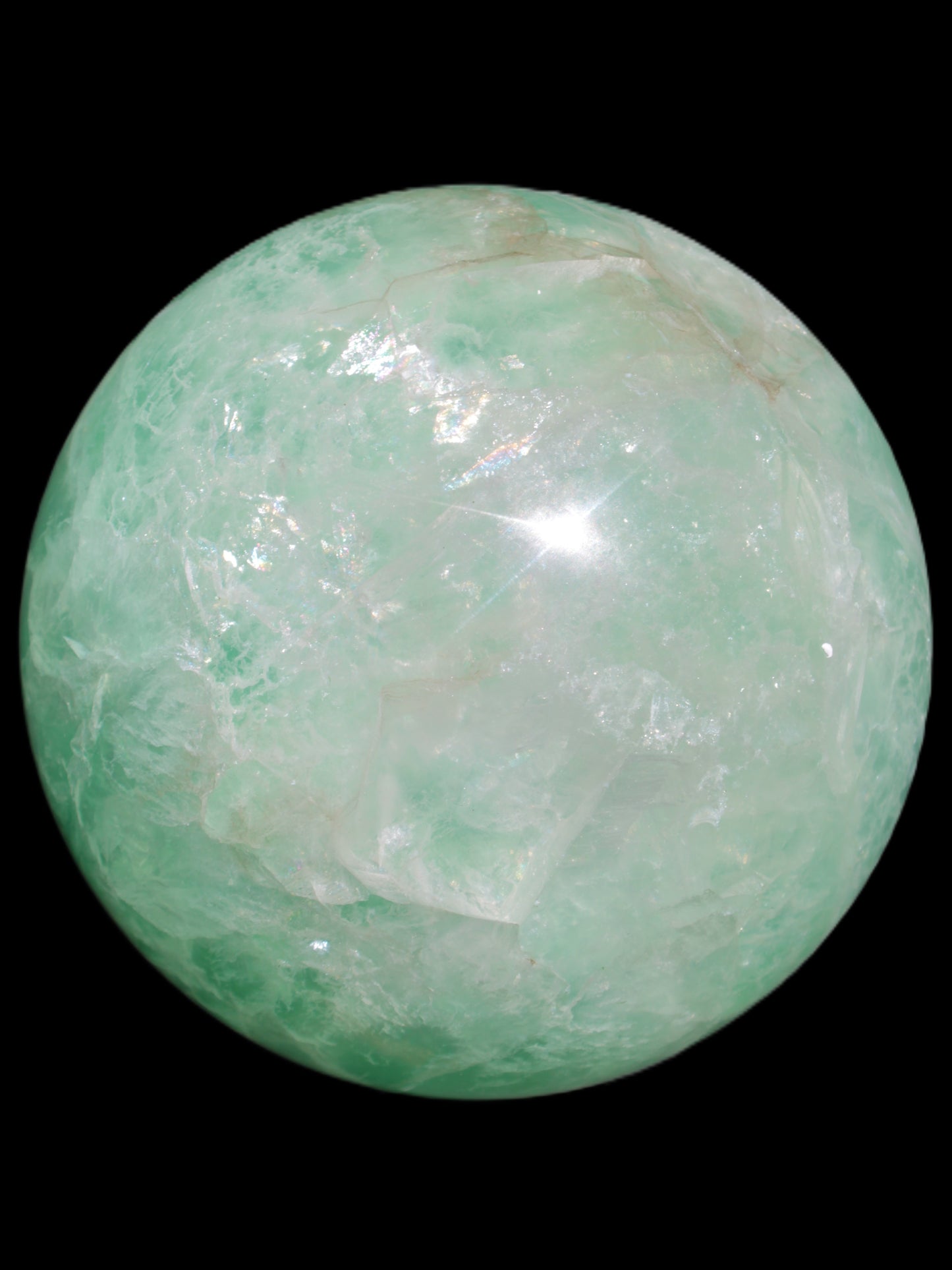 Green Fluorite sphere 141mm 4760g