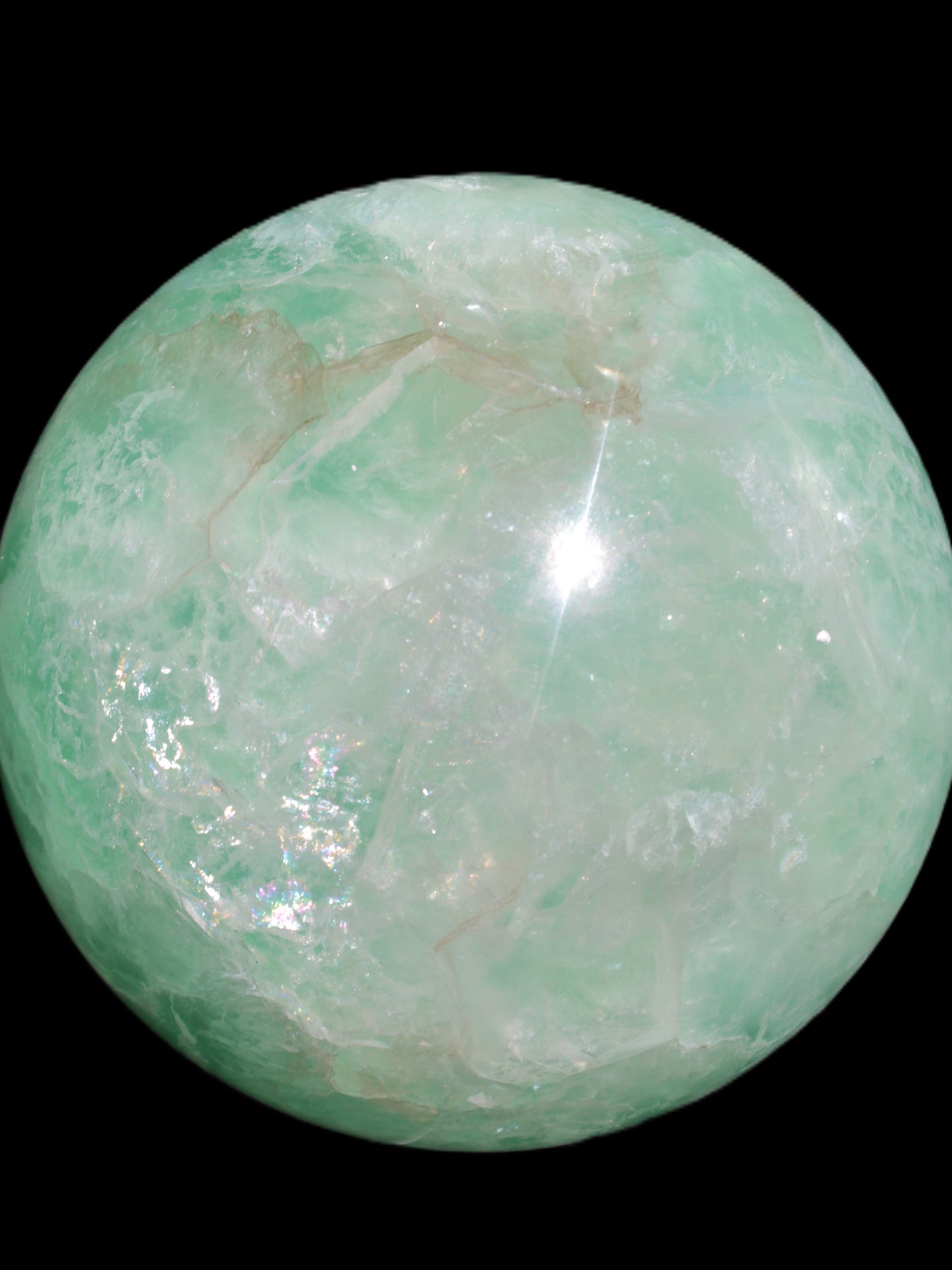 Green Fluorite sphere 141mm 4760g