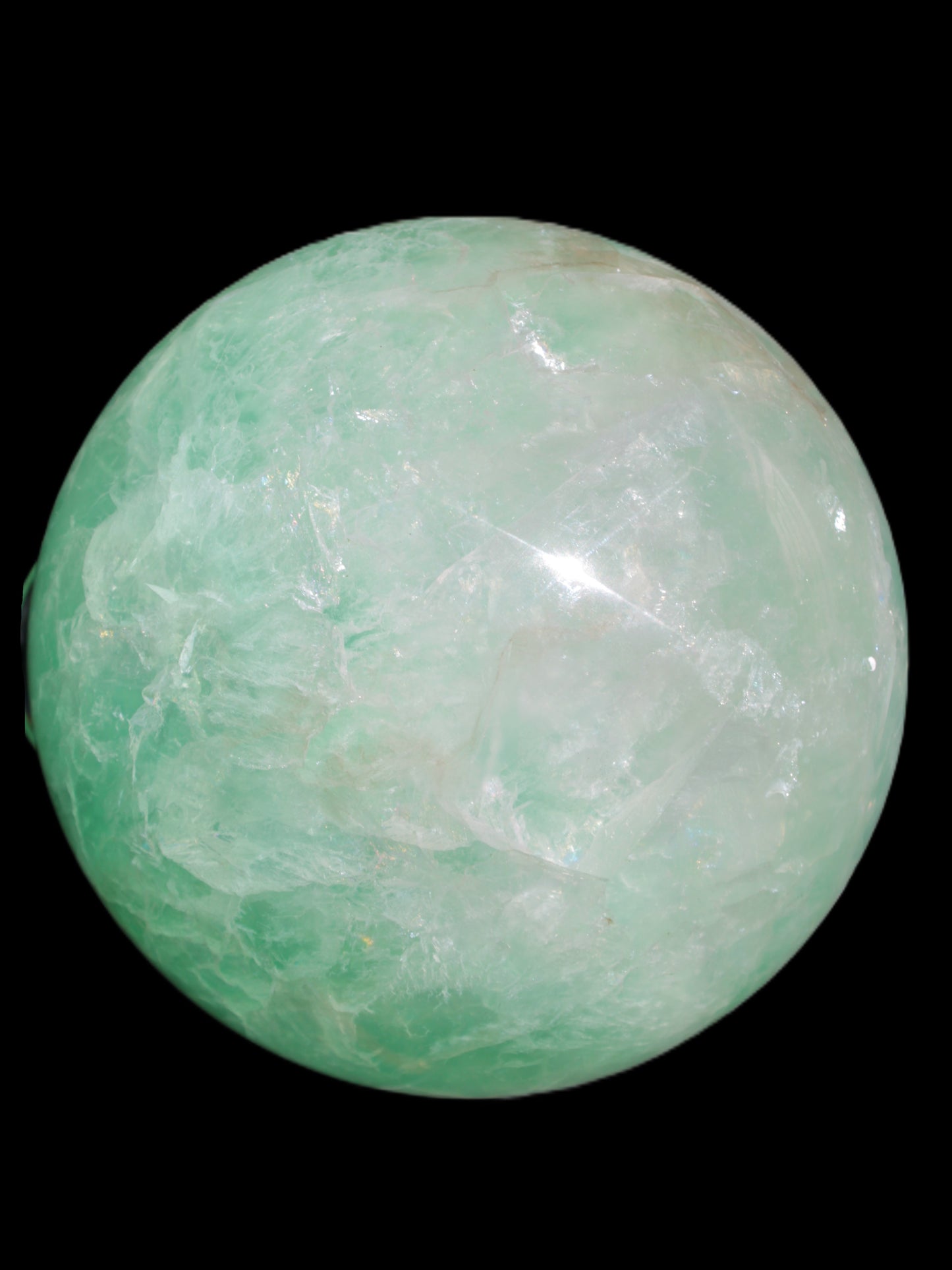 Green Fluorite sphere 141mm 4760g