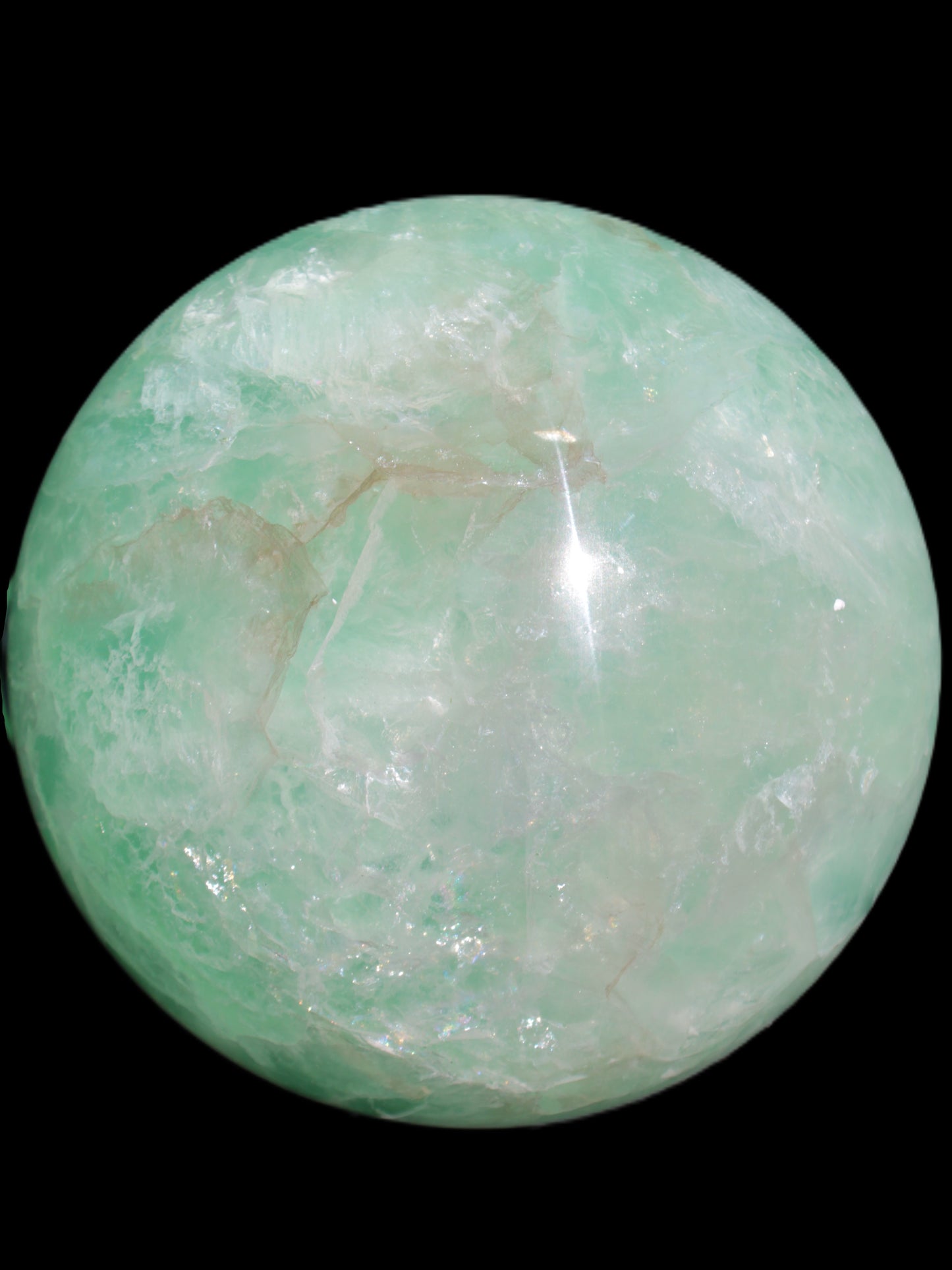 Green Fluorite sphere 141mm 4760g