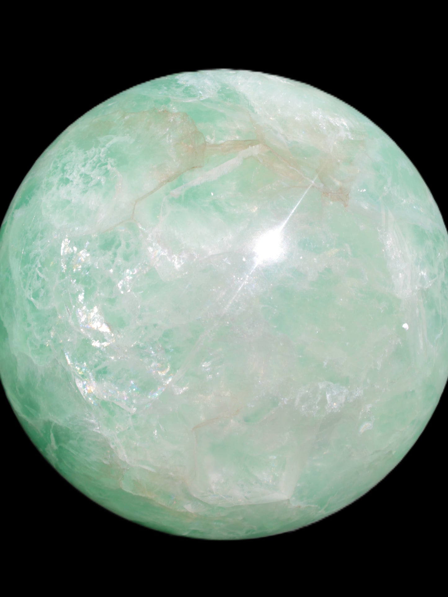 Green Fluorite sphere 141mm 4760g