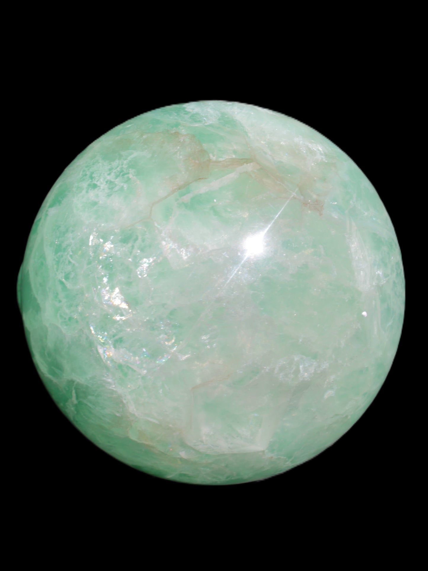 Green Fluorite sphere 141mm 4760g