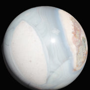 Blue and Pink Agate sphere 138mm 3620g