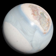 Blue and Pink Agate sphere 138mm 3620g