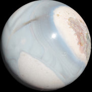 Blue and Pink Agate sphere 138mm 3620g
