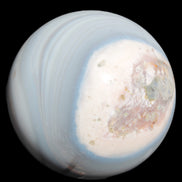 Blue and Pink Agate sphere 138mm 3620g
