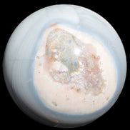 Blue and Pink Agate sphere 138mm 3620g