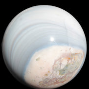 Blue and Pink Agate sphere 138mm 3620g