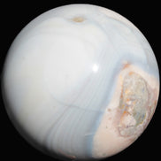 Blue and Pink Agate sphere 138mm 3620g