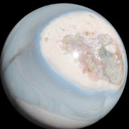 Blue and Pink Agate sphere 138mm 3620g