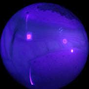 Blue and Pink Agate sphere 138mm 3620g