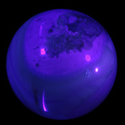 Blue and Pink Agate sphere 138mm 3620g