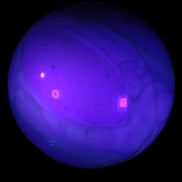 Blue and Pink Agate sphere 138mm 3620g