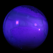 Blue and Pink Agate sphere 138mm 3620g