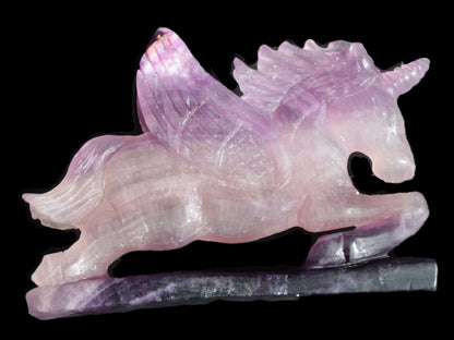 Fluorite hand-carved Unicorn 215*152*29mm 1500g