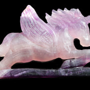Fluorite hand-carved Unicorn 215*152*29mm 1500g