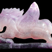 Fluorite hand-carved Unicorn 215*152*29mm 1500g