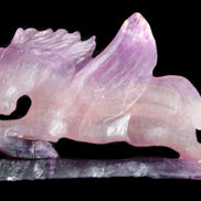 Fluorite hand-carved Unicorn 215*152*29mm 1500g
