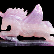 Fluorite hand-carved Unicorn 215*152*29mm 1500g