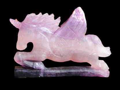 Fluorite hand-carved Unicorn 215*152*29mm 1500g