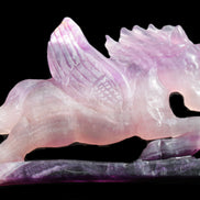 Fluorite hand-carved Unicorn 215*152*29mm 1500g