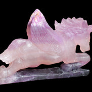 Fluorite hand-carved Unicorn 215*152*29mm 1500g