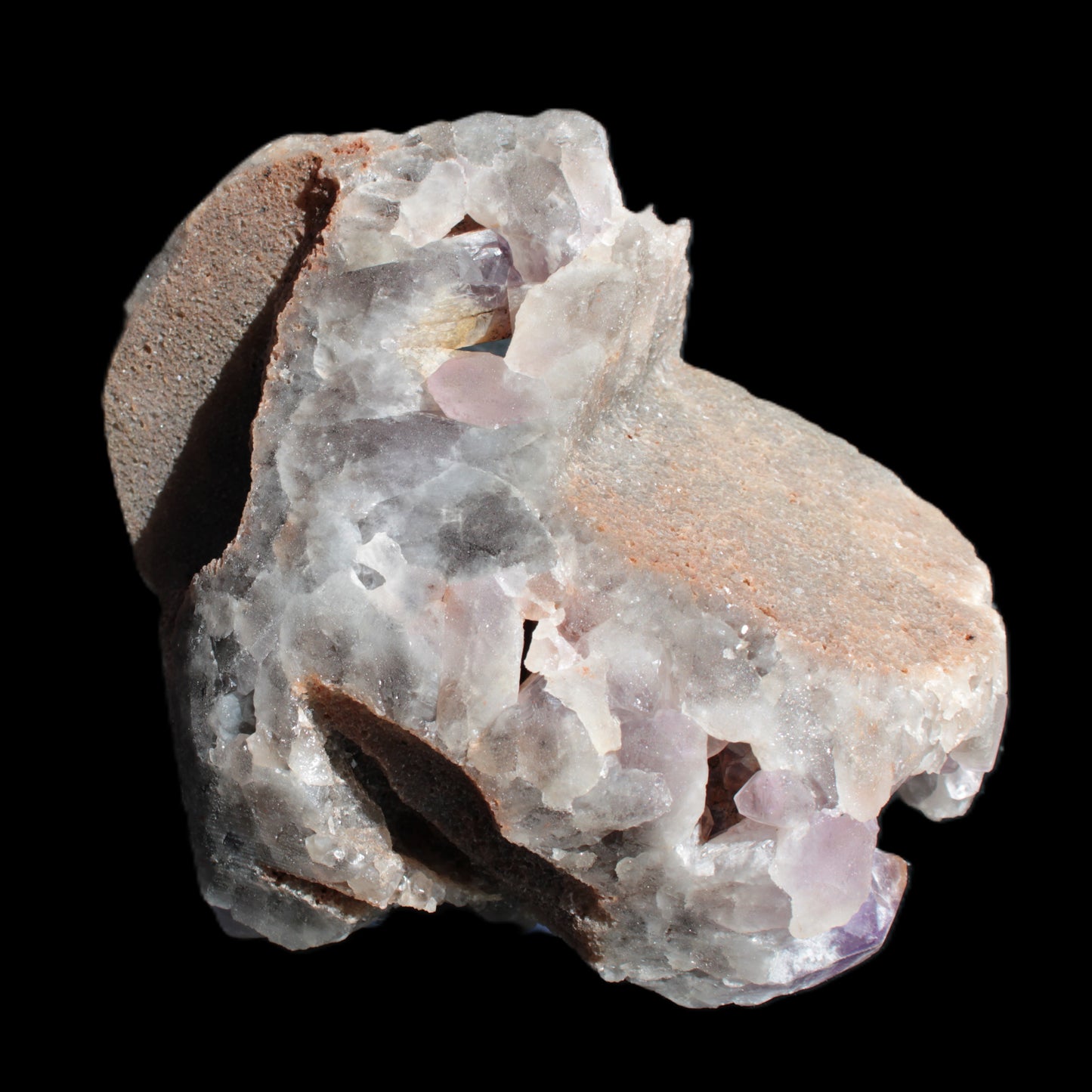 Amethyst geode cluster 217*176*120mm 3000g