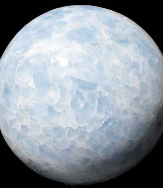 Huge Celestite sphere 145mm 4440g