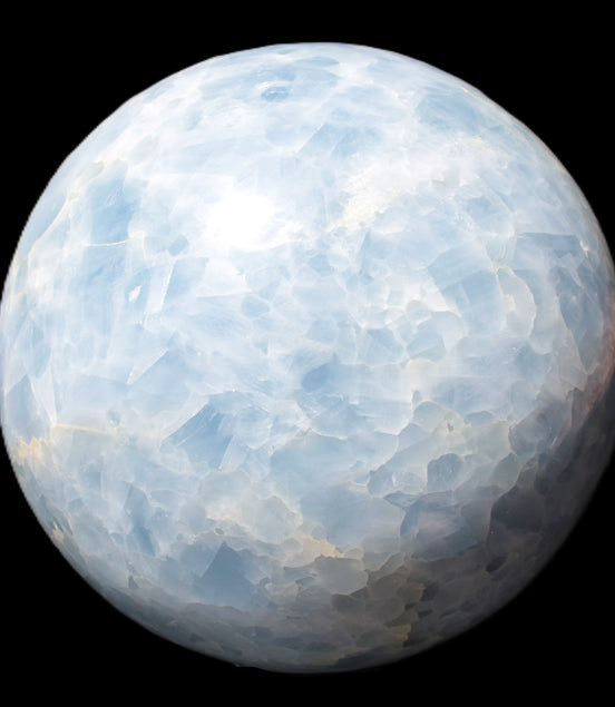 Huge Celestite sphere 145mm 4440g