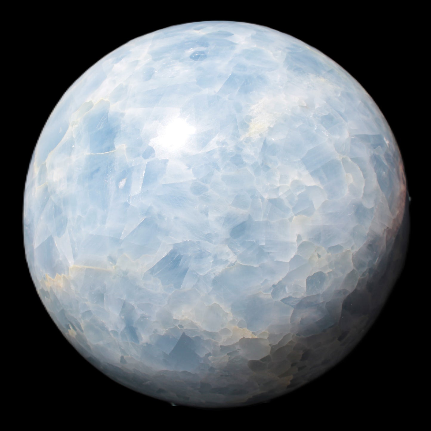 Huge Celestite sphere 145mm 4440g