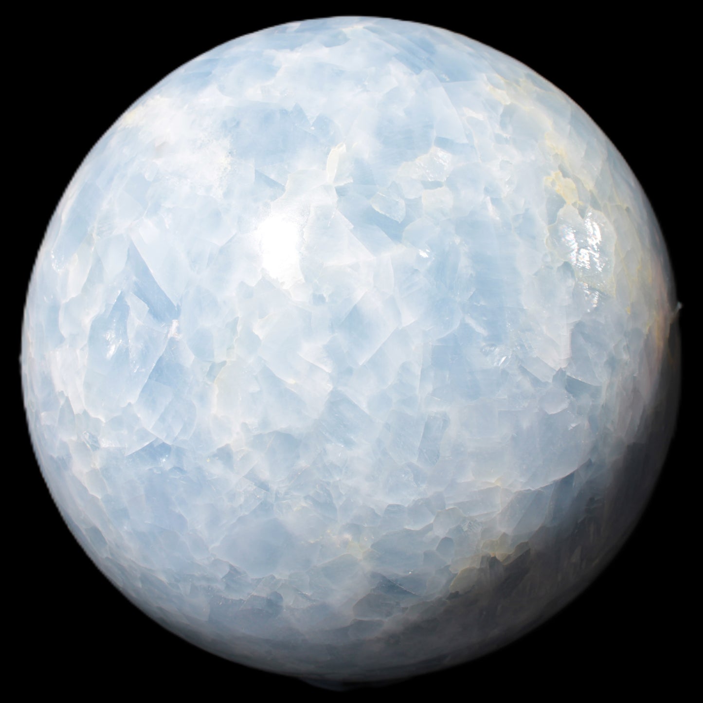 Huge Celestite sphere 145mm 4440g