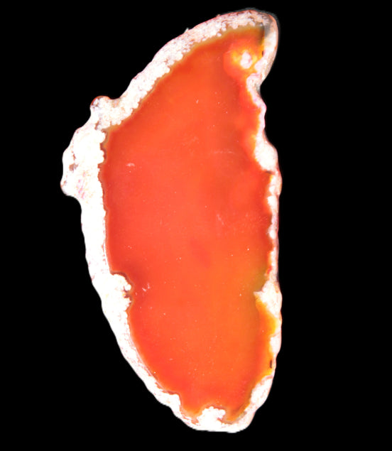 Burnt Orange Agate 75*5*38mm slice 24g Rocks and Things Store